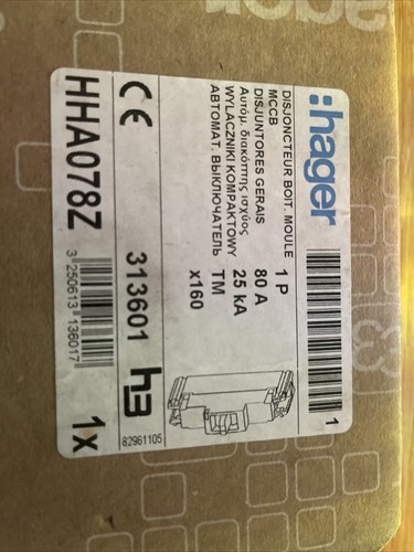 Hager hda078z 80a - hager,