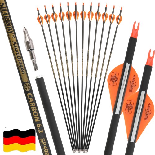12x zoll carbonpfeile sp500 - carbonpfeile,