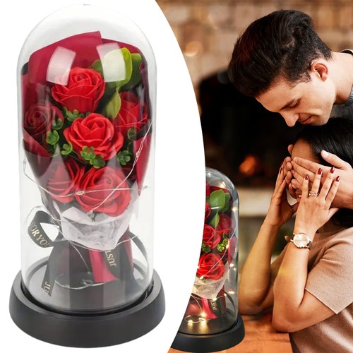 Ewige rose mit led - ewige,