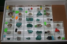 Mineralienlot 33 Dosen mit