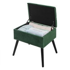 Sitzbank samt hocker staufach - samt,