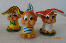 DDR Spielzeug  Famos Pilzkopf Zwerg Puppen ca. 7cm gebraucht K6