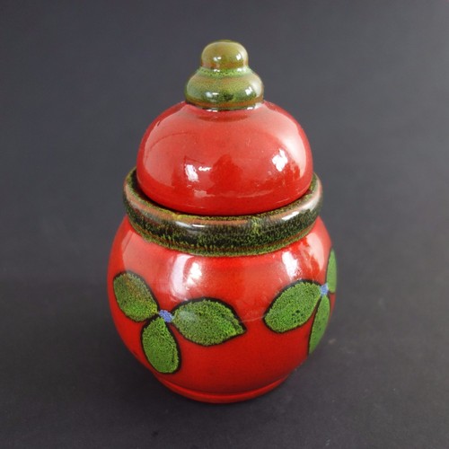 Keramik zuckerdose rot - keramik,