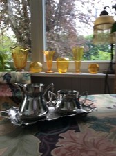 Jugendstil.Sehr schönes Set, Zuckertopf mit Sahnekännchen, Gerhardi & Co, Lüdens