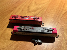 Minitrix Spur N, 2x Lok E112 + E Sprinter-Gehäuseschaden