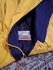 Vintage Blau und Gelb Wende