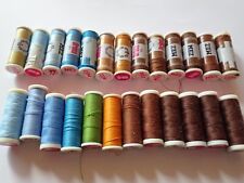 25 Rollen Nähgarn von MEZ in