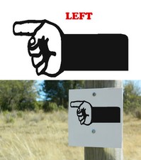 Pfeil Direcció, Aufkleber