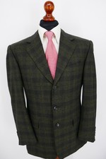 Pal Zileri Loro Piana Sakko Gr.48 100% Schurwolle Dunkel Oliv Top Zustand