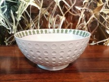 ARZBERG Germany - Form 2375 Golfball grüne Blüte - schöne Servierschüssel Ø 19cm