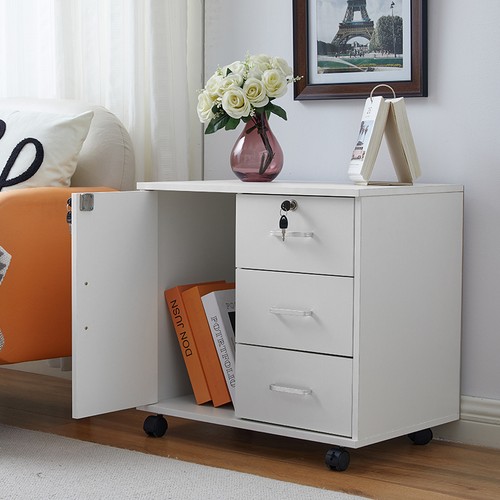 Weißes büro aktenschrank - weißes,