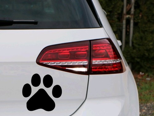 Hundepfote aufkleber sticker - aufkleber,