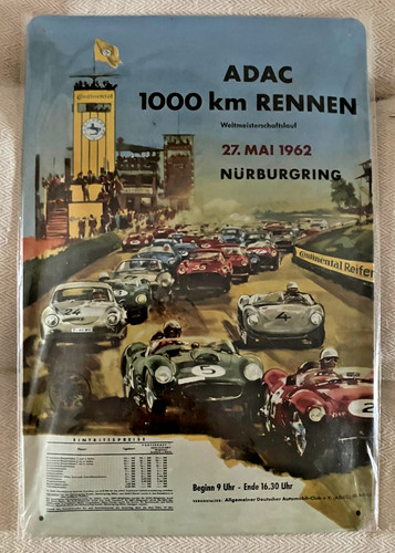 Original blechschild adac - original,