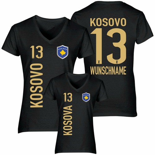 Fanshirt kosovo trikot damen - fanshirt,