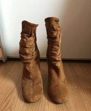 Hand Made In Italy stiefeletten Gianmarco Lorenzi VelourLeder Gr. 37,5 Neuwertig