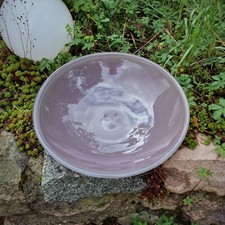 Budawi® Glasschale Brunnenschale Obstschale Schale lila Ø 40 cm Zimmerbrunnen