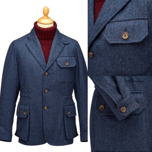 Herren fischgrat tweed anzug - herren,
