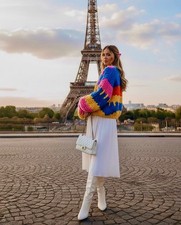 handgestrickte Strickjacke