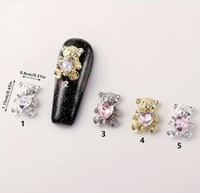 2 St. 3D Nagelschmuck Overlays