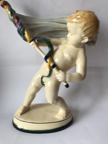 Majolika karlsruher figur - karlsruher,