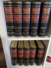 Brockhaus Enzyklopädie 30 Bände in Leder mit Goldschnitt 18. Auflage - neuwertig