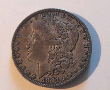 Morgan One Dollar Silber Silver 1891 Münze 