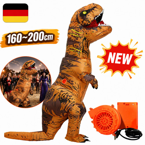 Rex aufblasbares kostüm - t-rex,
