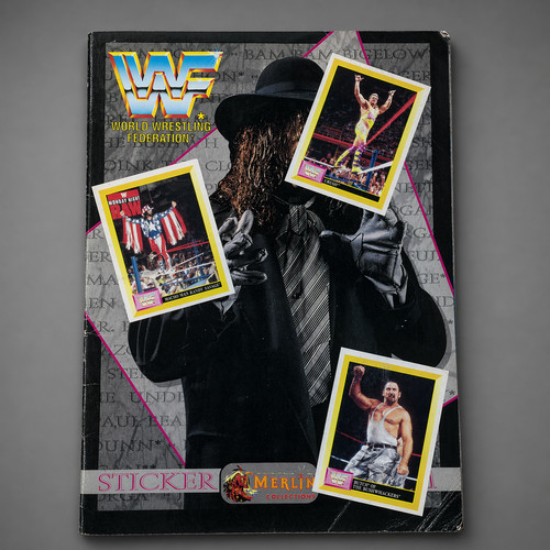 Wwf wrestling stickeralbum - wwf,