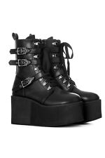 Restyle Stiefel Ceremony Plateauboots Gothic Hexe Wicca witch Cathedral Rosetta