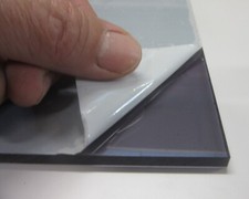 Kunststoffglas PC UV Platte 6 mm Grau getönt 460 x 282mm Polycarbonat