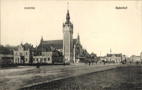 Gdańsk danzig bahnhof - danzig,,