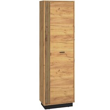 Vasco 01 Garderobenschrank für den Flur, schmaler Schrank mit gefräßten Lamellen