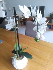 hochwertige Orchideenpflanze inkl. Topf (künstlich) NEU NP 24,95 €