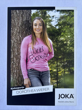 orig. sign. Biathlon Autogrammkarte Dorothea Wierer