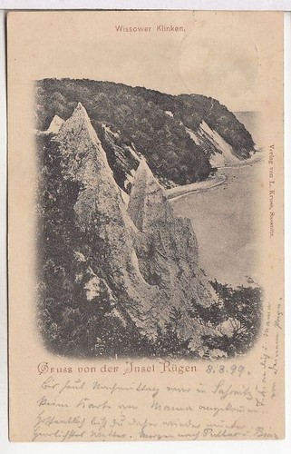 Insel rügen wissower - ak,