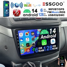 6+128GB Android14 Für Mercedes-Benz Vito 2 W639 Viano 2 2003-2015 Navi Autoradio