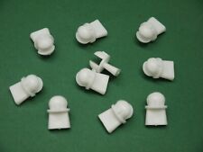 10 Feststeller 11mm Kunststoff weiß Gardinen Vorhang Schiene Stopp Stopper Nr.25