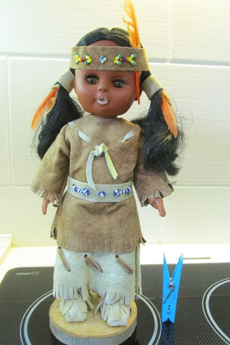 Native american indianer puppe - american,