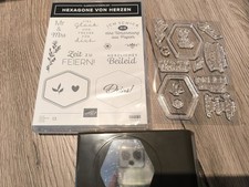 Stampin stempelset hexagone - stampin,