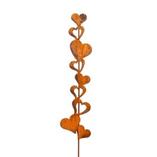 Rost Gartenstecker Herzen 120