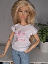 🔥Weißes Logo Top mit Denim