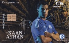Knappenkarte Schalke Arena Kaan Ayhan Kumpel Edit UnikatXXX505 Guthaben Hülle 18