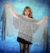 Gestrickter Ziegenflaum Schal