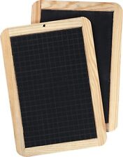 Groß Tafel Natürlich Rock Schiefer Tafel 24x34cm Doppelseitig