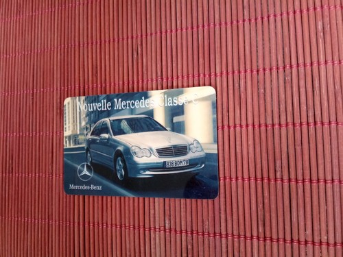 Mercedes phonecard mint rare - mercedes,