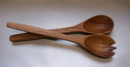 Salatbesteck holz besteck - holz,