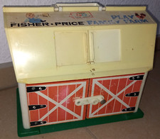 FISHER PRICE PLAY FAMILY FARM , ca. 1967, Vintage Spielzeug , Bauernhof