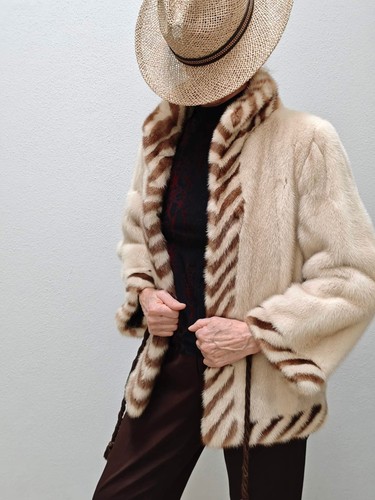 Echte nerz jacke neuwertig - jacke,,