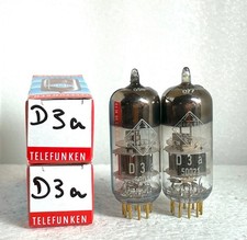 2 x NOS Telefunken Röhren D3a