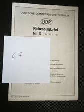 Skoda 120 LS DDR Kfz Brief